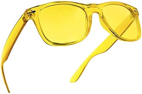 PURPLE CANYON Yellow Color Therapy Glasses for Chakra Healing, Chromotherapy, and Mood