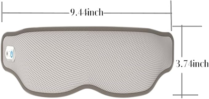 F&G Eye Mask Massager with Heating and Cooling Functions,Sleep Eye mask,Adjustable Heating and Vibration Function,Suitable for Migraines,Relieve Eye Fatigue,Improve Sleep for Women Men