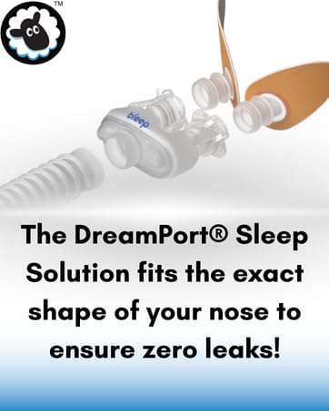 Bleep Dreamports CPAP Mask Replacement, Mask-Free Sleep Apnea Solution, No Nasal Insertion, Skin-Friendly Tape, 383 Night Pack, 24 Boxes (12-Month Bundle)