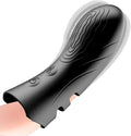 2026 New Handheld Massagers Workout Travel Small Massage with Heating Function Mini Handheld Electric Back and Finger Massage Recovery Tools with Quiet 10 Powerful Percussion Modes u79f (Black)