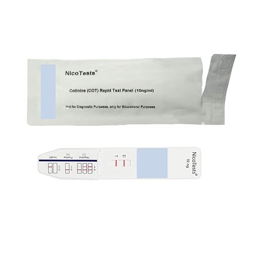 Most Sensitive Available - 10 ng - Nicotine Urine Test: 5 Test Package from NicoTests®
