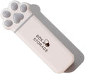 Cute Cat Paw Travel Pill Organizer, Small Pill Case Fits in Purse or Pocket, Compact Slim Pill Holder, Stylish 3 Compartments Moistureproof Vitamin Box (Grey)