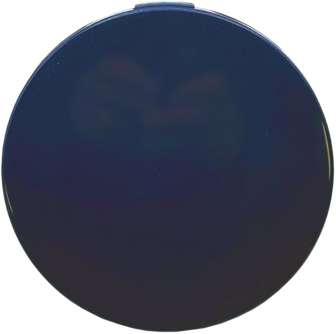 EZY DOSE Travel Pill Organizer with Built-in Mirror, Compact and Portable Medication Case for Daily Vitamins, Pills, and Medicine Management, Ideal for Travel and On-The-Go Use, Blue