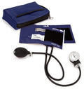Prestige Medical Adult Premium Aneroid Sphygmomanometer with Matching Carry Case, Navy Blue (Model: 882-NAV)