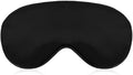 Customizable Sleep Masks Soft Blackout Comfortable Flexible Reusable, Custom Sleep Mask for Man Woman Kid, Custom Blindfold Long Flight Must-Haves, Dorm Room Essentials,#PureBlack