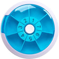 Pill Organizer,Weekly Pill Box, Pill Case, Medicine Organizer for Vitamins, Fish Oils or Supplements,Blue