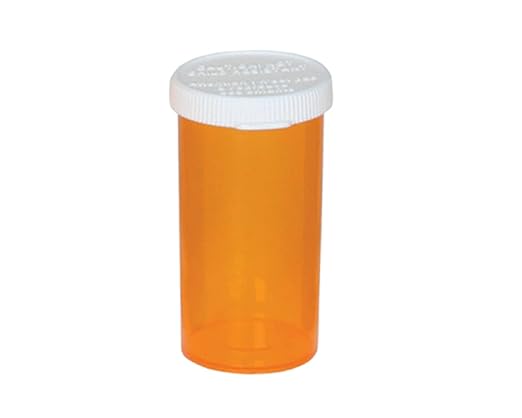 Ezy Dose Pill, Medicine, Vitamin Container & Vial | 13 Dram Storage | Child-Resistant Cap | Case of 320