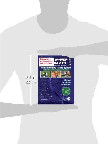 STK's Paternity Test Kit - Includes All LAB FEES and Free Return Mailer for 99.999% Accurate 2-Person Testing