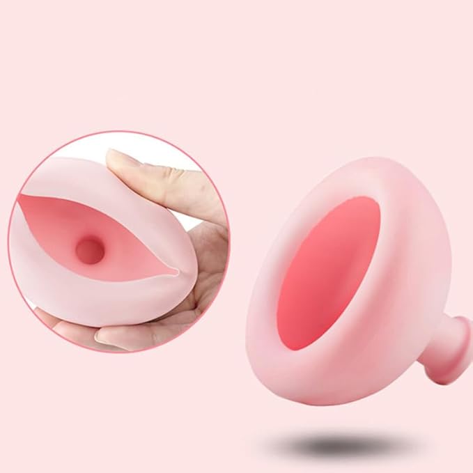 EXCEART Pressure Drum Massage Chest Physical Cup Percussion Treatment for The Inability to Expectoration and Long-Term Bed Rest Basic Nursing Work Pink