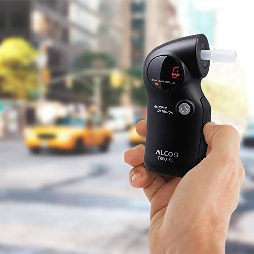 [Know Your Limit] ALCO9 TX6010L Professional Breathalyzer | Highly accurate portable breath alcohol tester