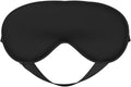 Personalized Eye Masks,Customized Sleep Blindfold Eye Mask,Custom Blackout Eye Cover with Adjustable Strap for Travel and Nap Solid Black