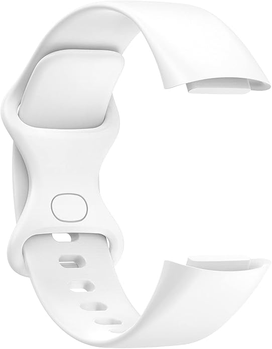 Compatible Soft Silicone Bands Sports Wristbands Replacement for Fitbit Charge 5&Charge 6 Advanced Fitness & Health Tracker Accessories Small/Large Watchbands