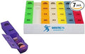 BariatricPal Jumbo 24/7 4 Times a Day Vitamin & Pill Organizer with Removable Daily Pill Boxes in Organizer Tray