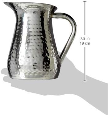 Elegance Hammered 72-Ounce Stainless Steel Pitcher