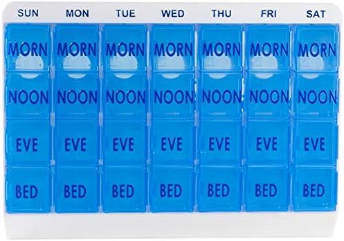 Apex 7 Day 4-Times-Per-Day Medi Tray Pill Organizer (Large)
