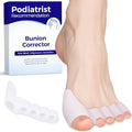 Toe Separators for Women - Podiatrist Recommended, Toe Spacers for Men, Breathable Bunion Corrector, Plantar Fasciitis(1 Pair)
