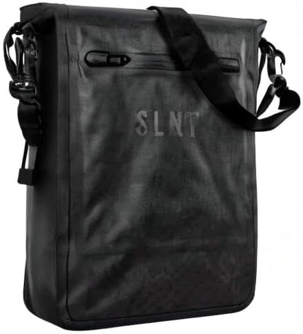 SLNT Waterproof Faraday Laptop Bag - 420D Waterproof Nylon Signal Blocking Dry Bag Backpack - Protects from Water, Spying, Hacking - Blocks RFID, WiFi, Bluetooth, NFC, Cellular, GPS, EMF (6 Liter)