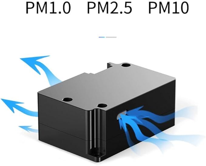 Generic PM2.5 Laser Particulate Matter Sensor PM1.0 PM10 Air Quality Detection Sensor Monitoring Particulate Matter Sensor Module