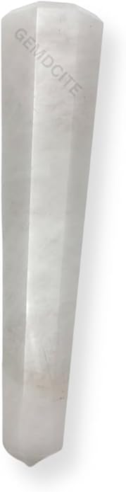 WholesaleGemShop 3 Inch Gemstones Obelisk Tower Jumbo Facet Aura Rock Crystal Natural Polished Earth Wand Spirit
