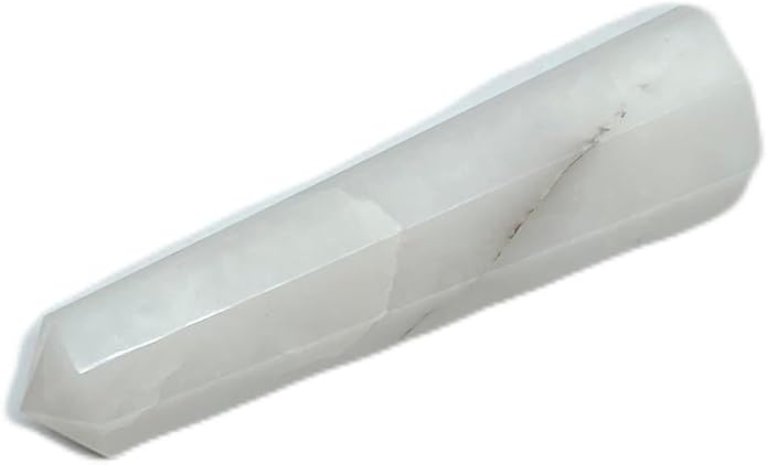 WholesaleGemShop 3 Inch Gemstones Obelisk Tower Jumbo Facet Aura Rock Crystal Natural Polished Earth Wand Spirit
