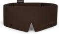 Dore & Rose Deep Sleep Mask Light Blocking, 23 Momme Mulberry Silk Eye Mask, Ultra Soft, Adjustable - Travel Sleeping Mask for Men & Women (Dark Brown)