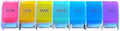 Healthaccessories Spanish 7 Day Once-a Day Weekly Pill Planner Organizer - Large Compartment Pill Boxes Store Medications for Entire Week. Easy See Through. para un semana