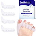 Toe Separators - Podiatrist Recommended, Toe Spacers for Men and Women, Breathable Bunion Corrector(2 pair)