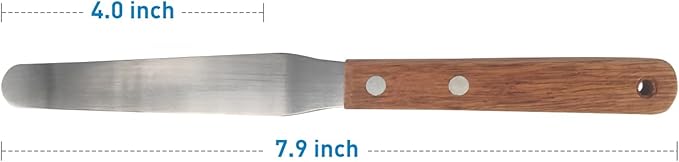 Right Hand Pill Counting Tray with Spatula (Clear - Wood Handle)