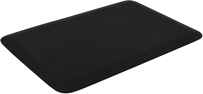 NewLife by GelPro Professional Grade Anti-Fatigue Kitchen & Office Comfort Bio-Foam Mat with Non-Slip Bottom for Health & Wellness, 20x32, Midnight