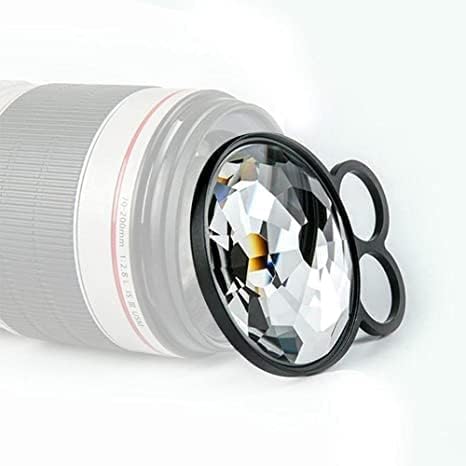 77mm Handheld Kaleidoscope Glass Prism Camera Filter Variable Number of Subjects SLR Photography Accessories