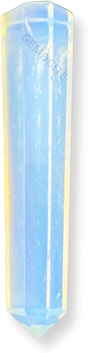 WholesaleGemShop 3 Inch Gemstones Obelisk Tower Jumbo Facet Aura Rock Crystal Natural Polished Earth Wand Spirit