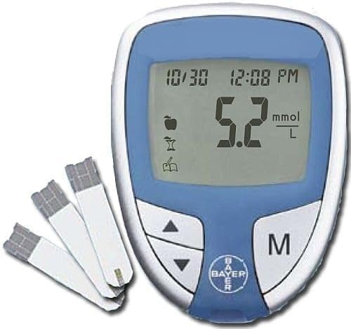 Generic Strips compatible for Bayer Glucose Monitors, 100 Ct