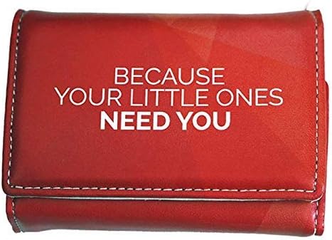 Weekly Pill Box Organizer, 8 Compartments, Portable Travel Pill Case, Folding Cover to Hold Medication, Supplements - Inspirational Red