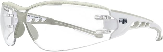 HTS HUNTERSKY Super Flexible Lightweight Anti Fog Wrap-Around U6 Clear Shooting Safety Glasses with ANSI Z87.1 Scratch Resist