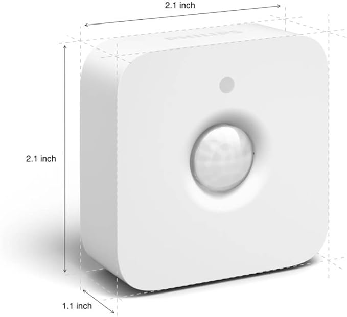 Philips Hue Motion Sensor - Exclusively for Philips Hue Smart Lights - Requires Hue Bridge - Easy No-Wire Installation