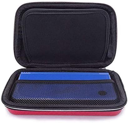 Hard Shell Diabetic Supplies Travel Case Diabetes Testing Kit Organizer Bag for Blood Sugar Test Strips, Glucose Meter, Lancets, Lancing Device, Medication, Pills, Insulin Syringes,Pens, Needles (Red)