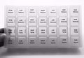 Spanish Pill Box 7 Day Four Times a Day Weekly Pill Planner Organizer - Large Compartment Pill Boxes Store medications for Entire Week. Cuatro veces al día Durante UNA semana.