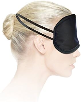 Dream Essentials Snooz Silky Soft Sleep Mask Value Pack 4 Eye Masks - Black (4 Pack)