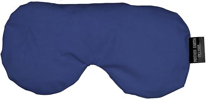 Mother Earth Pillows Sinus Flax Pillow for Natural Relief (Royal Blue - No Herbs Added)