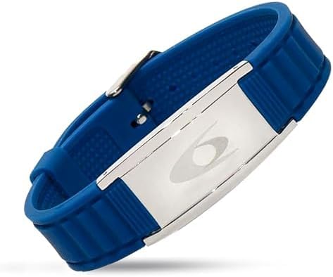 EMF BodyBand Plus+ Bracelet - Holistic Wellness Harmonizer Wristband for Men and Women (Blue)