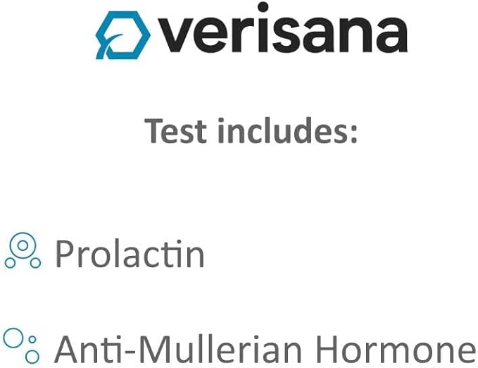 Prolactin & AMH Test for Women – Essential Hormone Assessment for Reproductive Health – at-Home Testing Kit – Analysis by CLIA-Certified Lab – Verisana