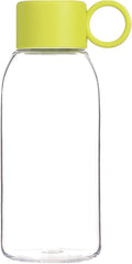 emoi 15oz Kids Water Bottle, Clear Reusable Leak Proof BPA-Free Water Bottles for Boys Girls Men Women Ideal Size for School Travel Hiking Gym Office Ideal for Daily Hydration/Green