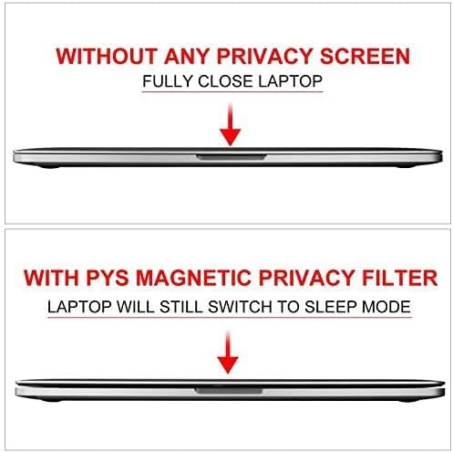 PYS Privacy Screen for Macbook Pro 14 Inch (2021-2025, M1, M2, M3,M4,M5), Magnetic Privacy Screen Protector for Mac 14.2" (A2779/A2442) Anti Fingerprint, Anti Blue Light, Removable, Easy Installation