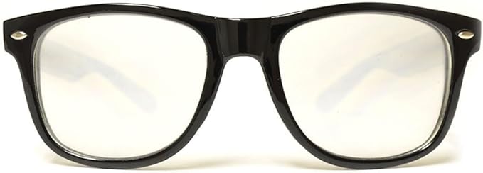 GloFX Black Frame Extreme Line Diffraction Glasses – Laser Etched for Vibrant Rainbow Light Effects, Flexible & Durable, Perfect for Raves & Festivals