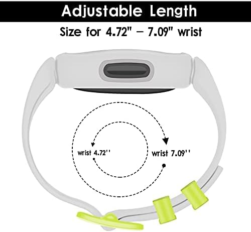 Silicone Bands Compatible with Fitbit Ace 3, Waterproof Soft Replacement Bands for Kids Boys Girls Bracelet Accessories Sports Band Compatible with Fitbit Ace 3 Activity Tracker