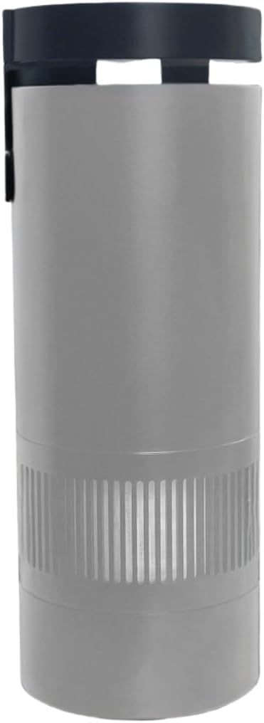 Vehicle-Mounted Car Air Purifier, Silver, Multi-Layer Filter Element, Compact Cup Holder Design
