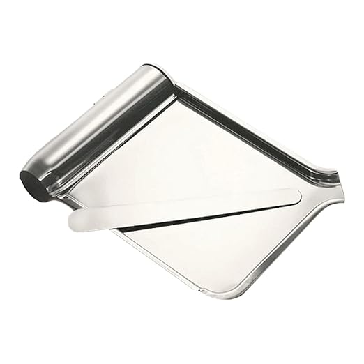 Dukal TEC 4280 Stainless Steel Tech-Med Pill Counting Tray, 8.46" x 5.90" x 1.37"