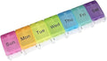 Weekly Pill Organizer Medicine Box: Large 7 Day Pill Case – Effortless Opening Design Arthritis Friendly – Portable Containers for Daily Vitamin Planner Fish Oil Supplements
