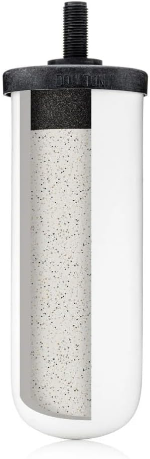British Berkefeld Doulton Ultra Fluoride Ceramic Drinking Water Filter Cartridge W9120133 for All Gravity Water Filter Systems