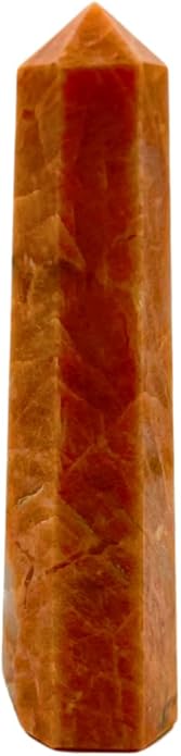 WholesaleGemShop 3 Inch Gemstones Obelisk Tower Jumbo Facet Aura Rock Crystal Natural Polished Earth Wand Spirit
